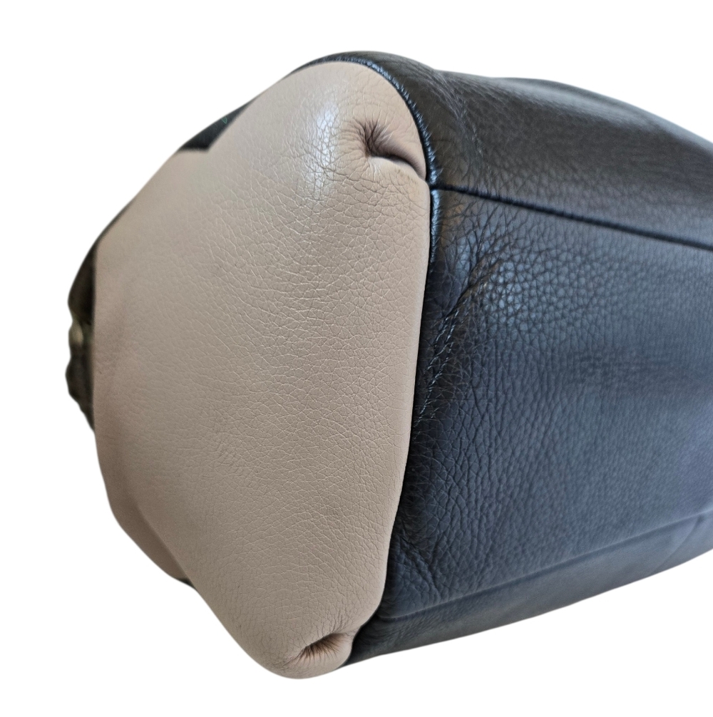 COACH 2016 Phoebe Hobo Colorblock Exotic/Snakeskin Trim Leather Shoulder Bag - Picture 15 of 16